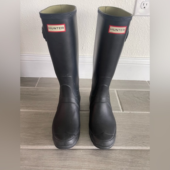 Tall Hunter Boots - Matte Black - Picture 3 of 6